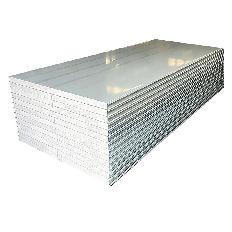 Сэндвич-панель с силикатно-каменным сердечником механического производства (2)